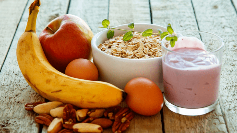 Cibo con forme lievi e acute della malattia